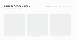 Desktop Screenshot of paulscottcanavan.com